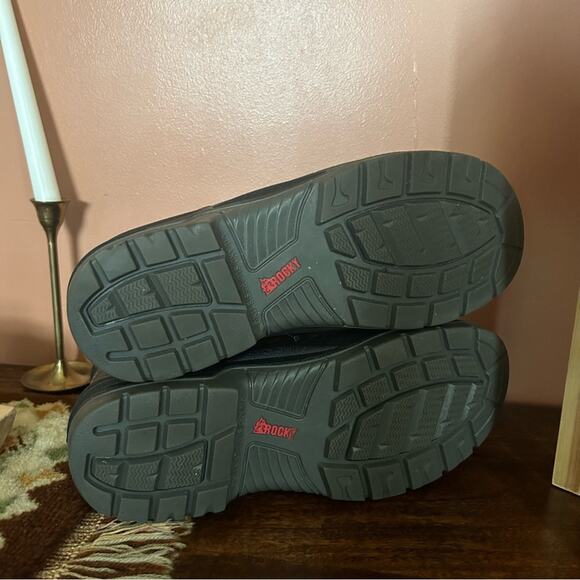 Rocky 5” Work Smart Composite Toe Hiker Boots Brown Leather NWT Women’s Size 10 - Picture 7 of 8